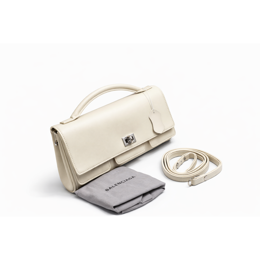 WOMEN'S BEL AIR CLUTCH BAG SMALL IN BEIGE