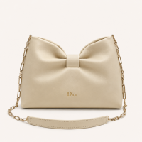 Small Dior Bow Bag Latte Lambskin