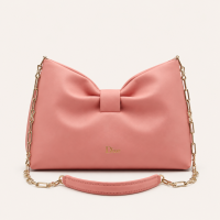 Small Dior Bow Bag Pink Lambskin