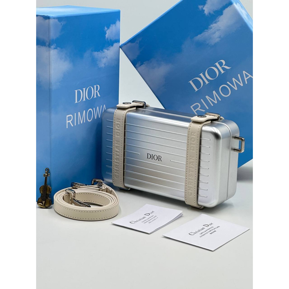 Dior And Rimowa Silver