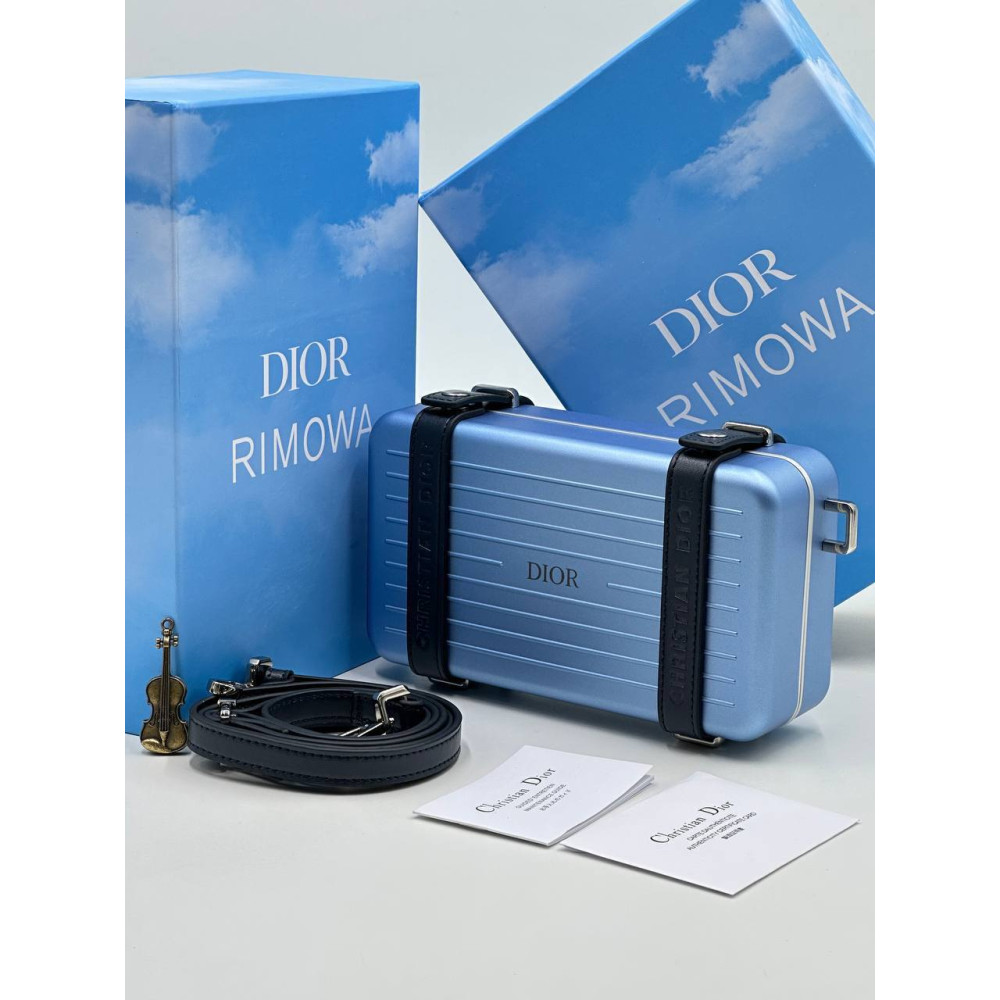 Dior And Rimowa Navy Blue