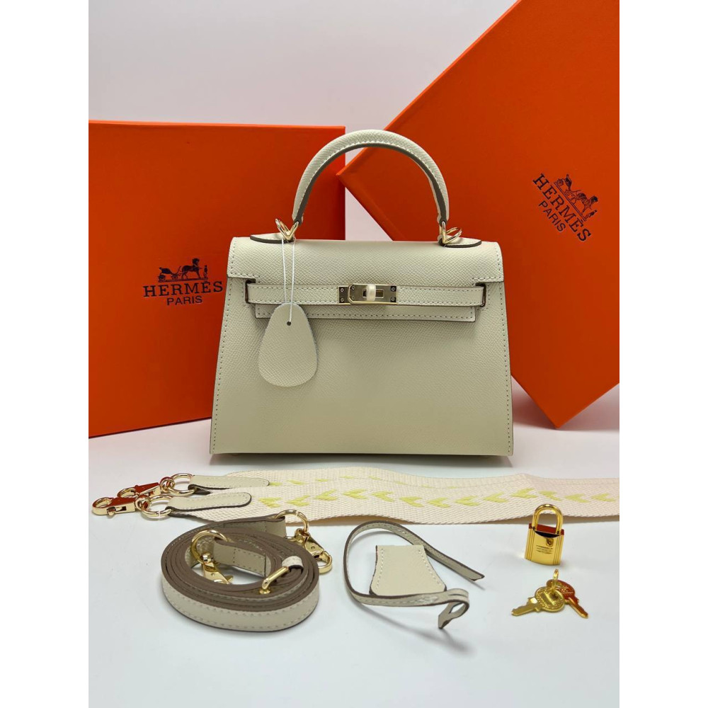 Hermès Kelly II Sellier 22 Bag Epsom Calfskin Nata Hermès Kelly II Sellier 22 Bag Epsom Calfskin Nata