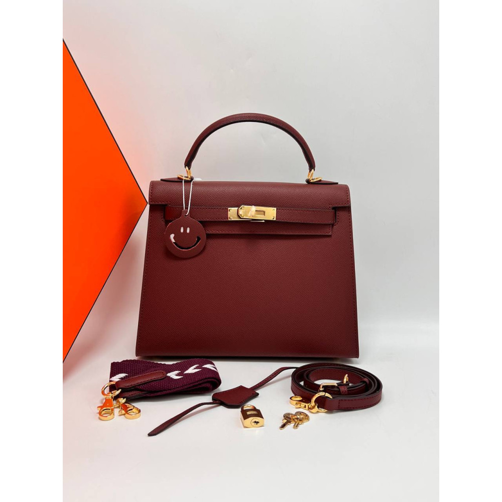 Hermès Kelly II Sellier 28 Bag Epsom Calfskin Rouge H Hermès Kelly II Sellier 28 Bag Epsom Calfskin Rouge H