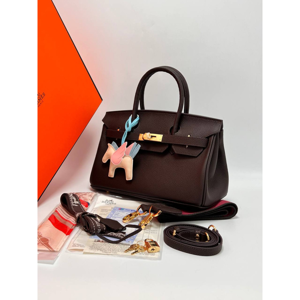 Hermès Birkin 30 Bag Togo Calfskin Ébène
