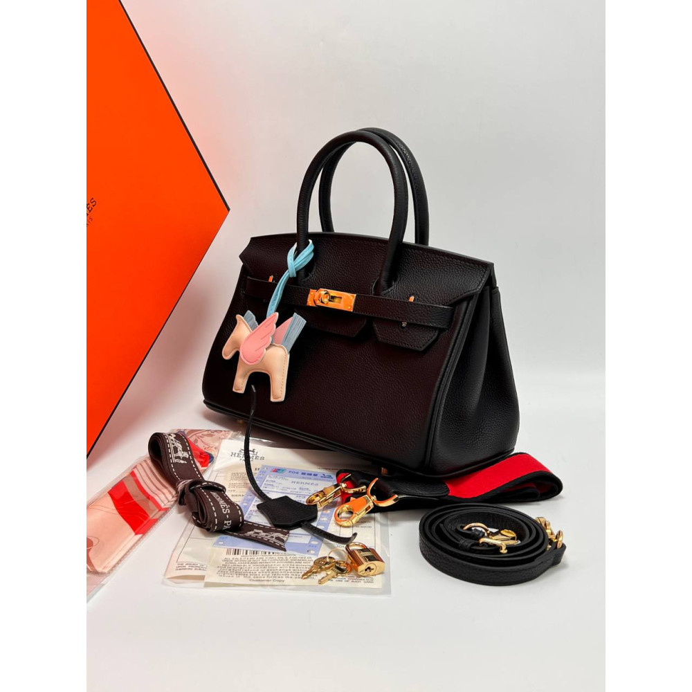 Hermès Birkin 30 Bag Togo Calfskin Noir Hermès Birkin 30 Bag Togo Calfskin Noir
