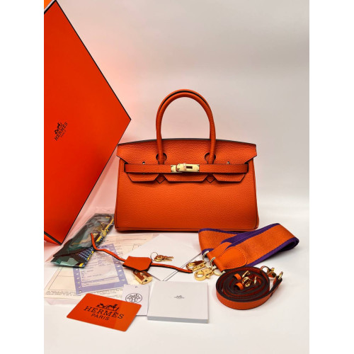 Hermès Birkin 30 Bag Togo Calfskin Orange