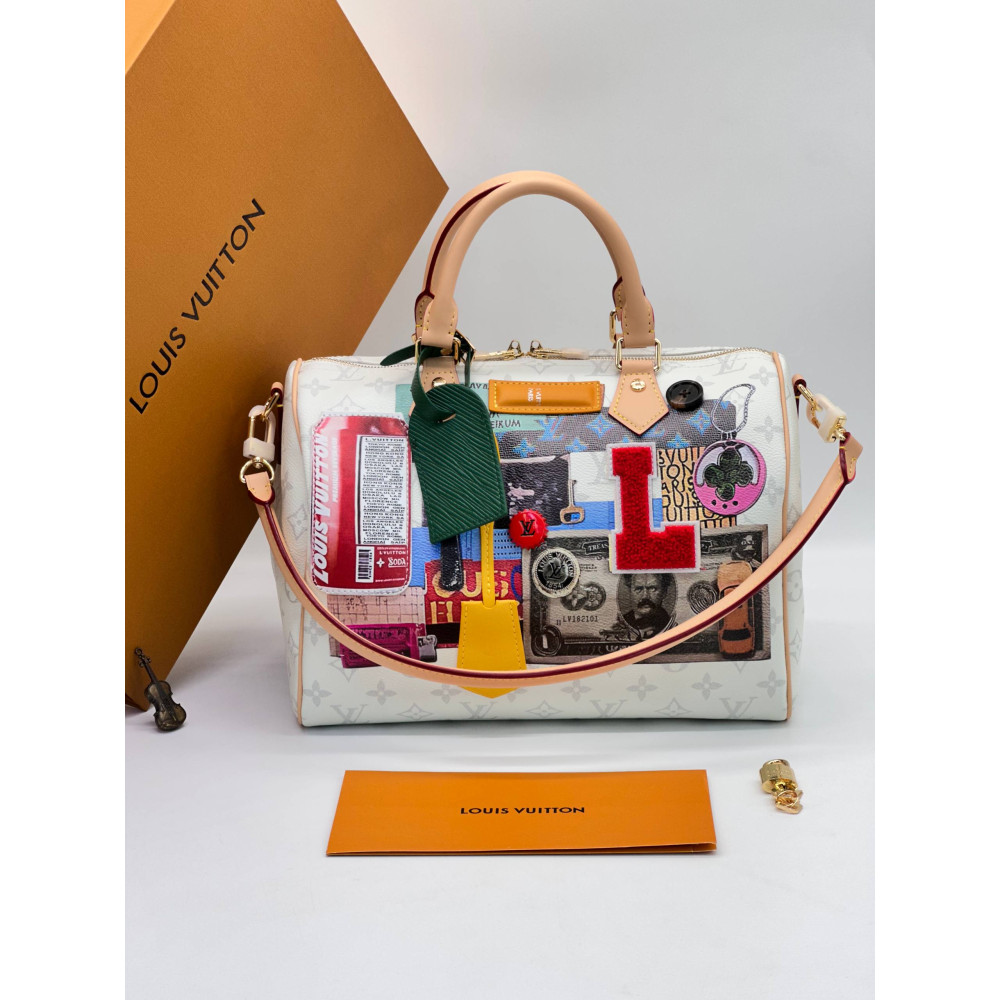 Speedy Soft 30 Monogram Coated Canvas Dune
