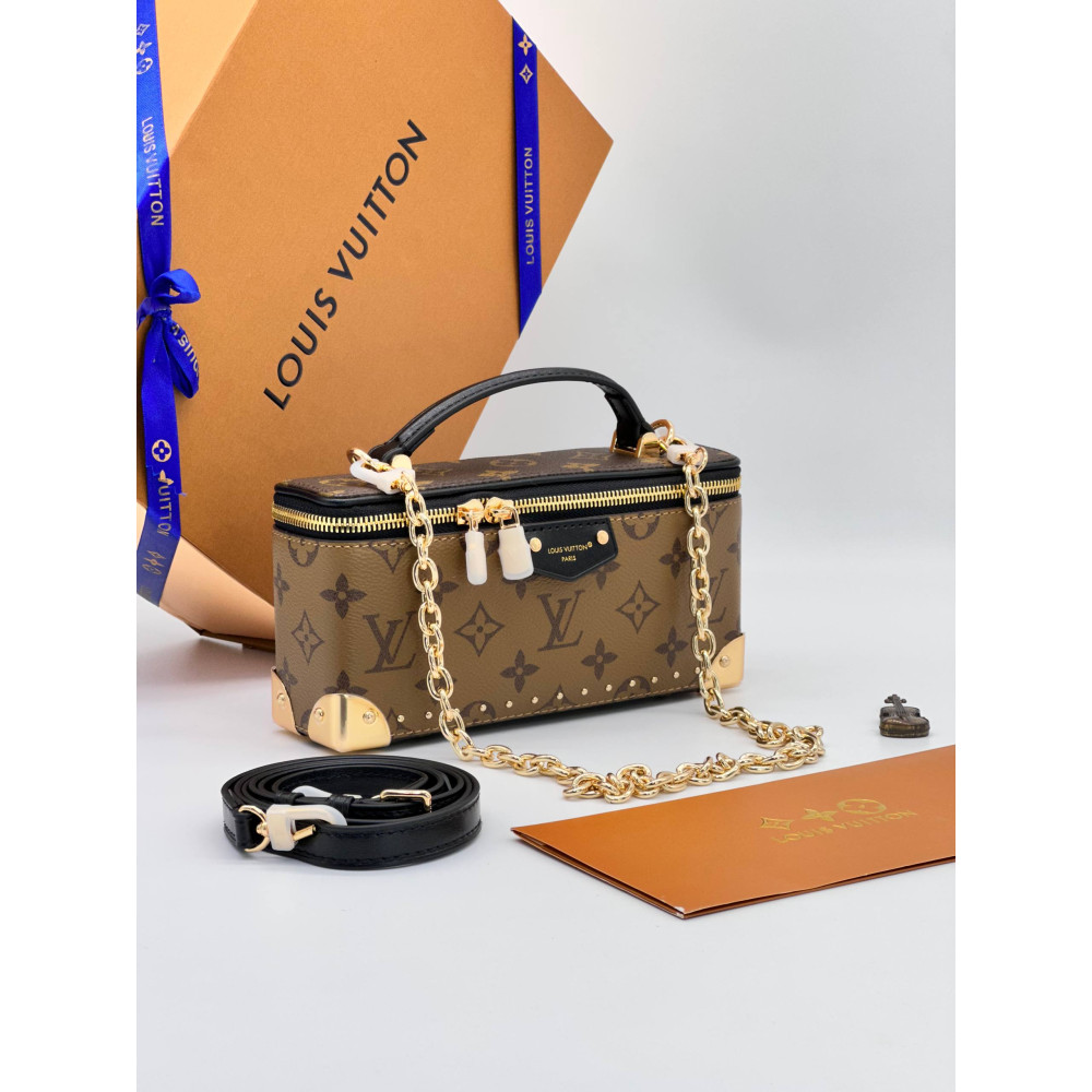 Vanity Pouch Trunk Monogram Reverse Coated Canvas Vanity Pouch Trunk Monogram Reverse Coated Canvas