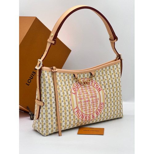 Carryall East-West Coated Canvas Banana