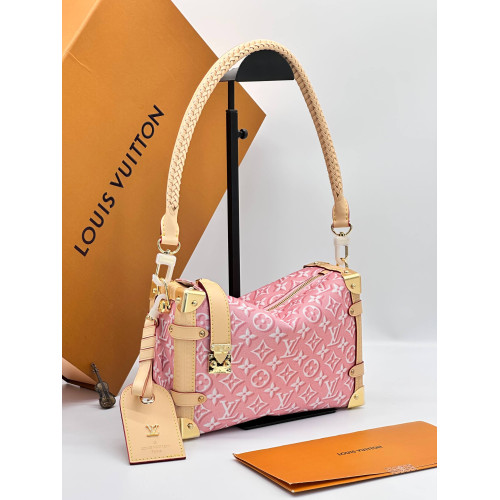 Side Trunk MM Monogram Emblème Peuplier Jacquard Canvas