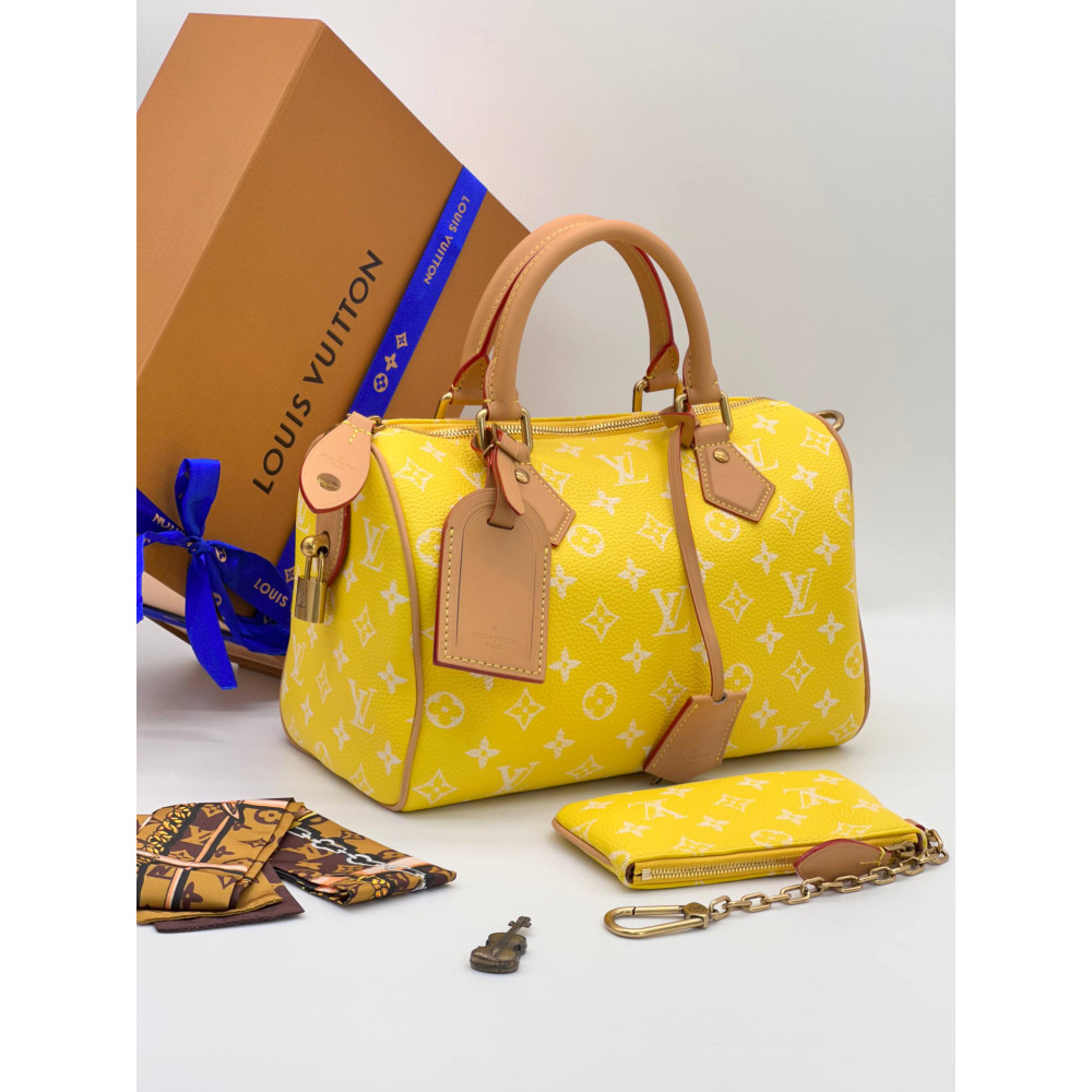 Speedy P9 Bandoulière 25 Ultra Soft Calfskin Lemonade