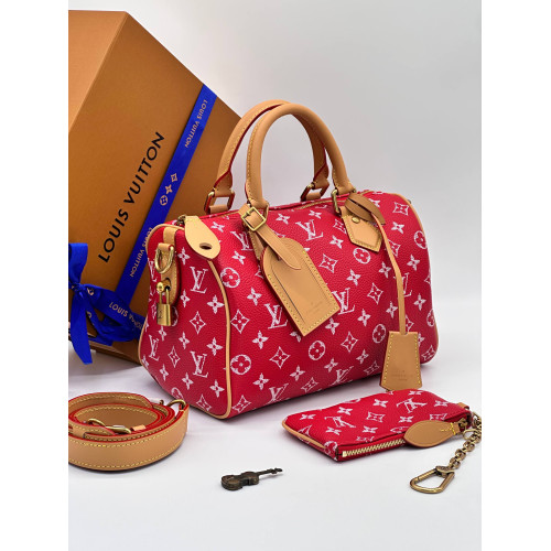 Speedy P9 Bandoulière 25 Ultra Soft Calfskin Rouge
