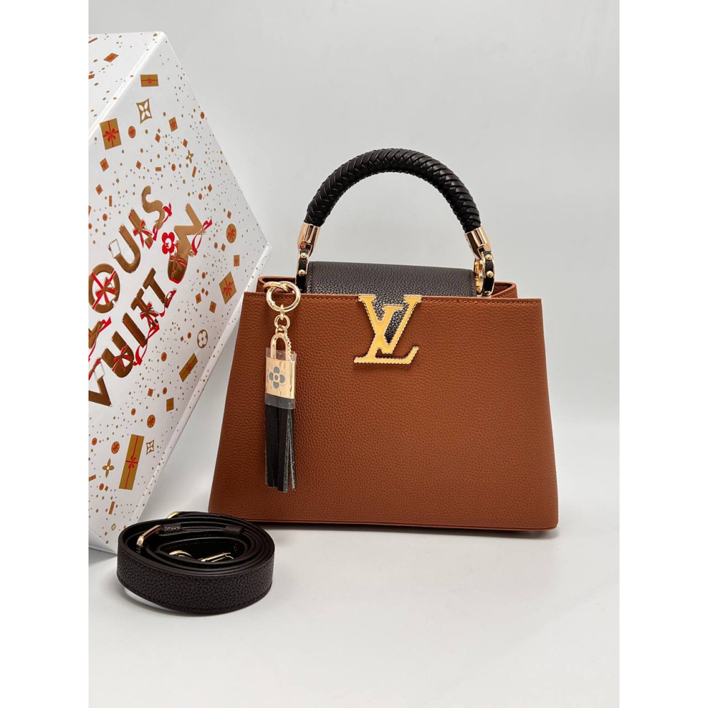 Capucines BB Tan/Chocolate