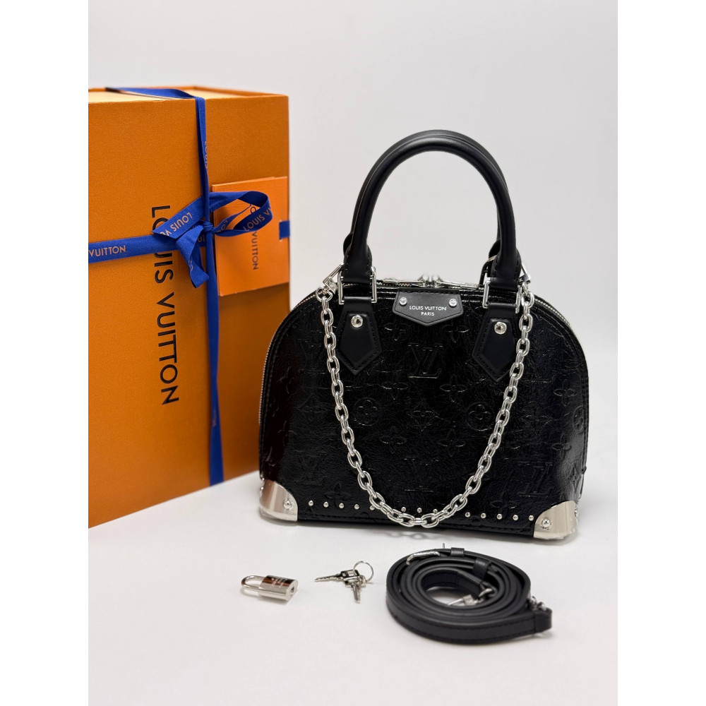 Alma Trunk BB Monogram Saga Black