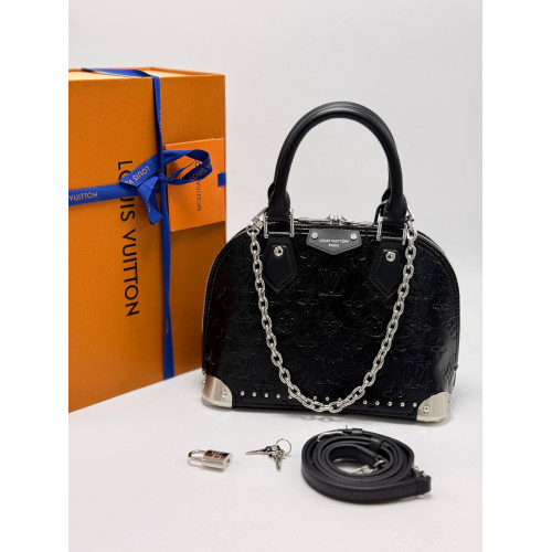 Alma Trunk BB Monogram Saga Black